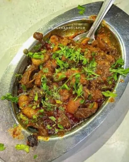 Jigri, mutton liver fry, a house speciality